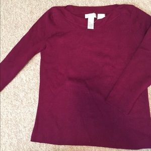Worthington Women’s Size Large Burgundy Sweater